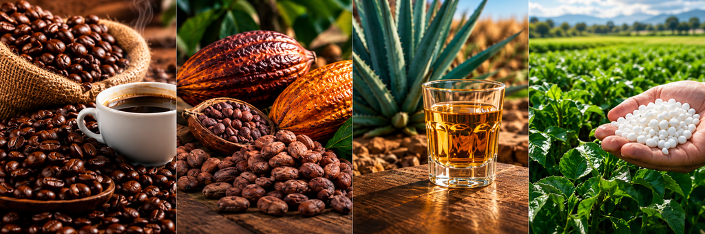 Home sabores de la tierra café, cacao y agave